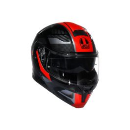Casco Modulare AGV STREETMODULAR Ledro Black/Red molto in saldo