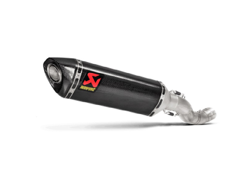 Silenziatore racing Carbonio con fondello in carbonio Akrapovic per APRILIA RSV4 2015-2016